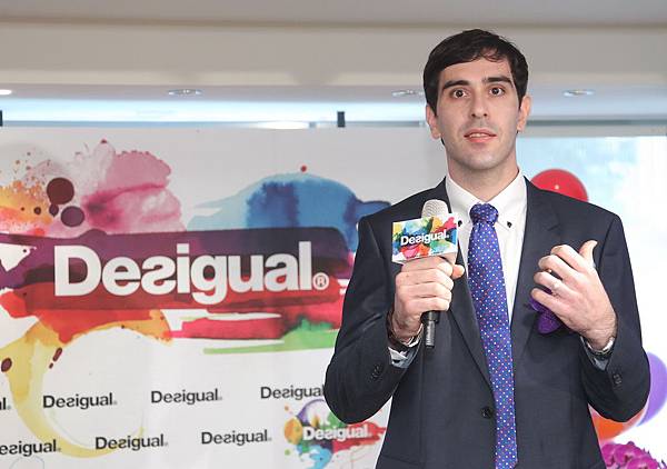 歐沐樂執行長Vicente Ramos Bosquet，期盼Desigual有更多異業合作，帶給消費者豐富的西班牙繽紛體驗