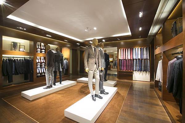 圖二、Ermenegildo Zegna Sartorial Collection 形象展區