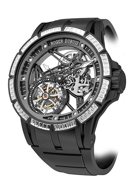 03_Excalibur Spider Skeleton Flying Tourbillon鏤空飛行陀飛輪鑲鑽腕錶，建議售價NT$6,220,0...