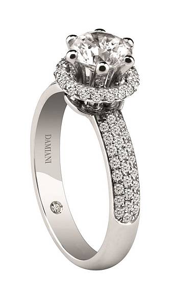 8. Damiani HEART- MADE. BY YOU- Minou Full Pave訂製鑽戒,價格店洽