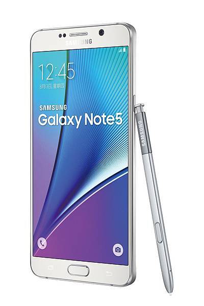 Galaxy Note 5產品圖 (星燦白)