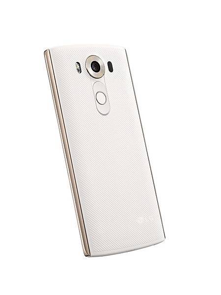 LG V10 炫金白產品照(背面)