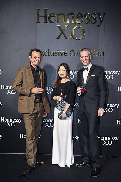 英國當代設計師Tom Dixon、台灣酩悅軒尼詩行銷總經理 蘇慶怡Wendy、台灣酩悅軒尼詩董事長 羅福森 Rufus Parkinson