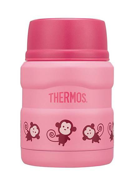 THERMOS 膳魔師猴年生肖食物罐【粉紅QQ猴篇】470ml 定價1450元