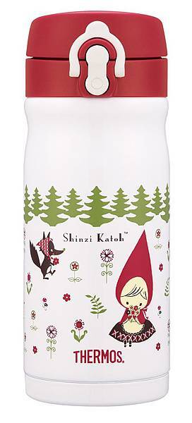 THERMOS 膳魔師加藤真治保溫瓶【花樣森林篇】350ml 定價1550元