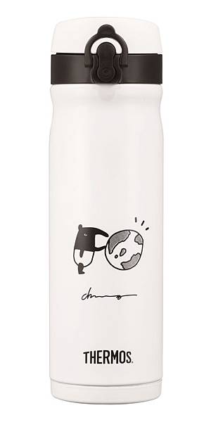 THERMOS 膳魔師馬來貘保溫瓶【愛地球白純淨篇】500ml 定價$1700元