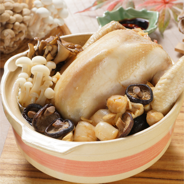 圖說二、樂天市場干貝蟲草香菇土雞湯，為秋冬溫補暖心必選鍋物之一！