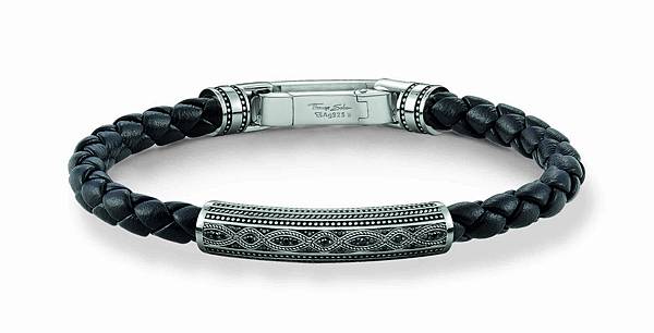 THOMAS SABO 黑色編織牛皮磁扣手環NT$19,100