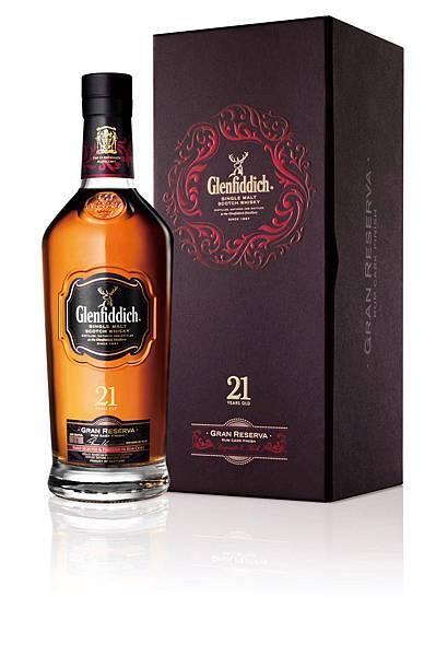 Glenfiddich 格蘭菲迪21年單一麥芽威士忌 (NT $4,500)