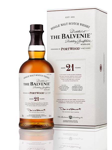 THE BALVENIE 百富21年 PORTWOOD 波特桶單一麥芽威士忌 (NT $6,000)