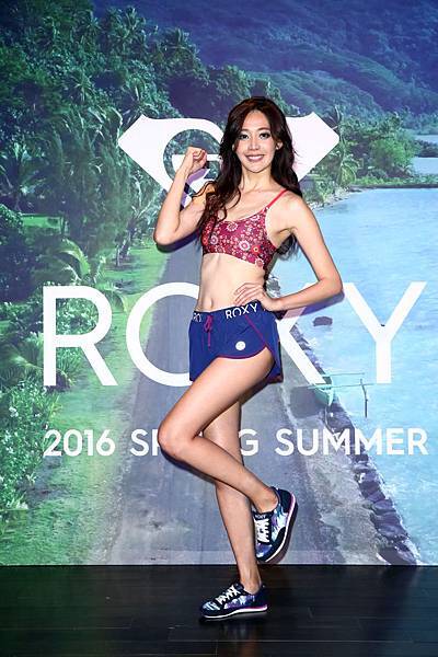 凱渥名模王心恬演譯ROXY 2016春夏新品FITNESS健身系列