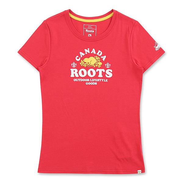 Roots Seaside Escape濱海風情系列-女裝有機棉T恤-$1680