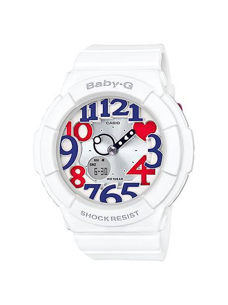 BABY-G White Tricolor Series_BGA-130TR-7B_建議售價NT$4000