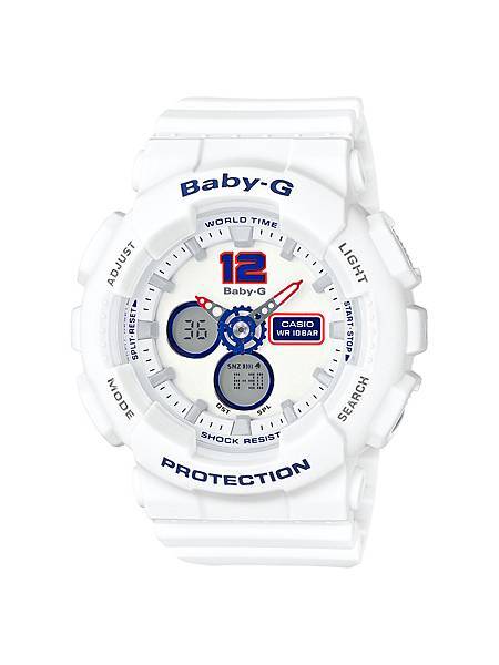 BABY-G White Tricolor Series_BA-120TR-7B_建議售價NT$3700