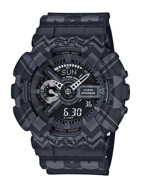 G-SHOCK Tribal Pattern Series_GA-110TP-1A_建議售價NT$4900