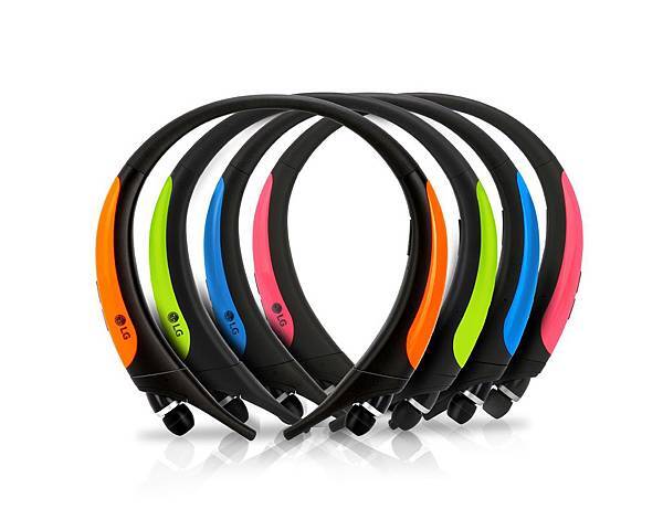LG TONE Active藍牙頸掛式耳機七月上市，推出四款顏色「動力橘」、「動感綠」、「動勁藍」及「動心桃」，市價$3990元。