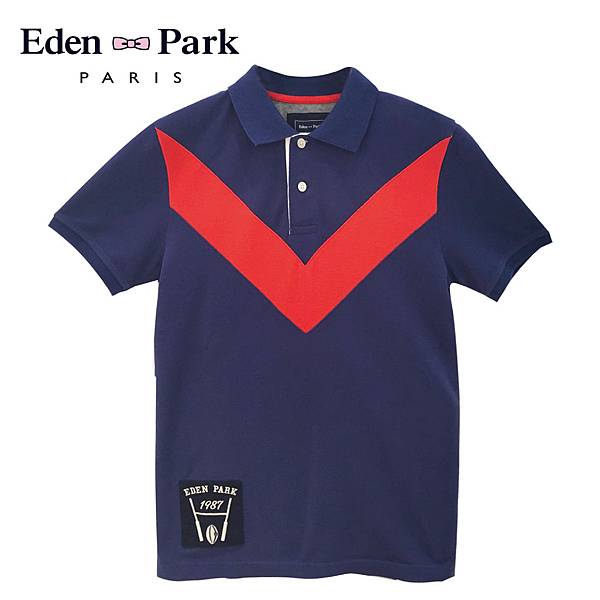 Eden Park-撞色POLO衫 ，原價NT$5,280，特價NT$2,500 (約47折)