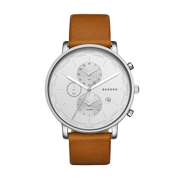 SKAGEN Hagen世界時區腕錶，建議售價NT$9,550