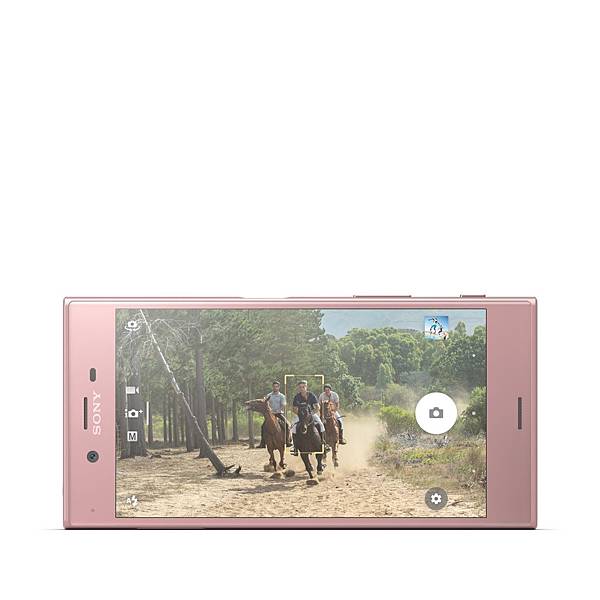 3.Xperia XZ山茶花粉集晶亮美型與強悍功能於一身，同樣搭載五軸防手震、三重影像感測技術等頂尖功能。