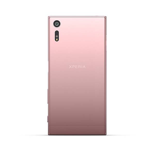 2.Xperia XZ山茶花粉採用AKALEIDO高純度鋁質金屬，為柔軟的粉色加上金屬光澤，展現女性的溫柔與自信光彩。