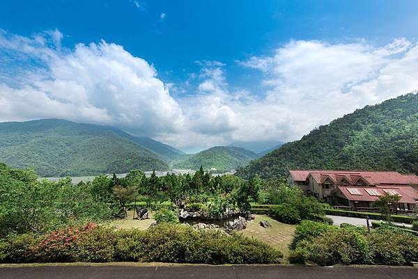 棲蘭山莊蔣公行館外景觀台