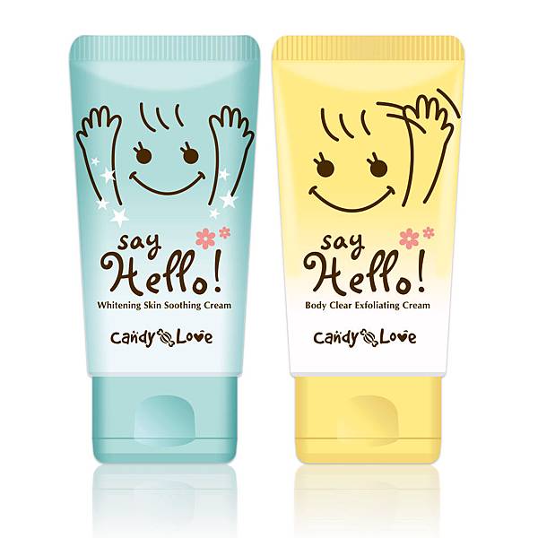 Candy Love Say Hello! 順理毛髮乳霜 (揮手霜) 60ml + 水亮亮舒緩嫩白霜 60ml