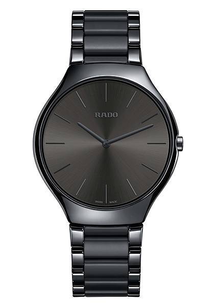 Rado True Thinline超薄系列玩色腕錶_銀灰色_錶圖