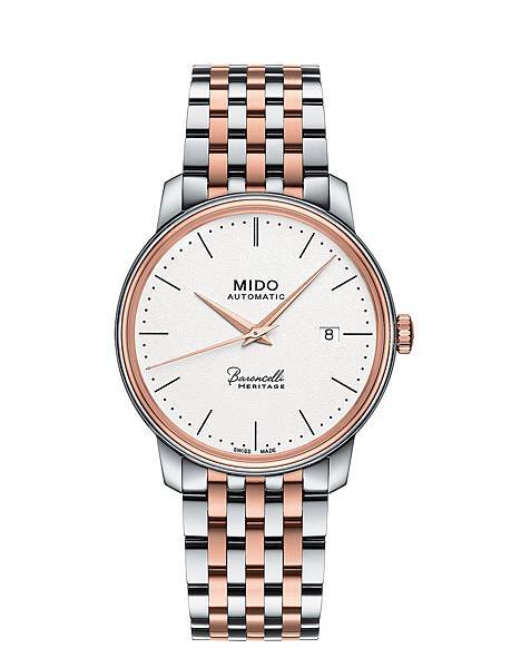 MIDO_Baroncelli Heritage永恆系列復刻超薄對錶(男錶)_M027.407.22.010_NTD 38300