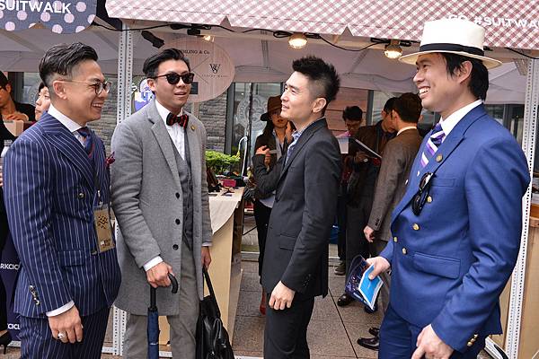 精心打扮的紳裝型男們聚集於GQ紳士市集