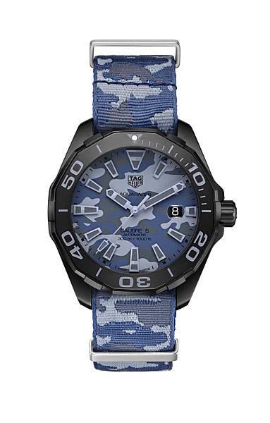 TAG Heuer Aquacacer Camouflage防水300米迷彩印花腕錶_WAY208D.FC8221_建議售價NT$90,900