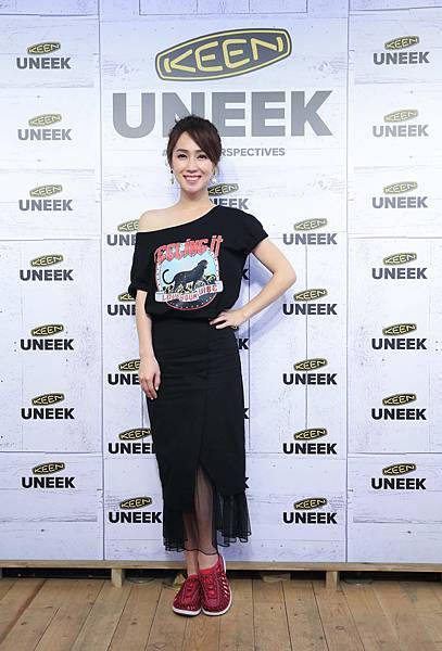 5. 氣質女演員小薰(黃瀞怡) 擔任KEEN品牌嘉賓，出席UNEEK 2017新品上市記者會
