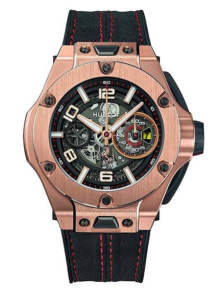 HUBLOT Big Bang Ferrari King Gold皇金腕錶，建議售價NT$1,305,000