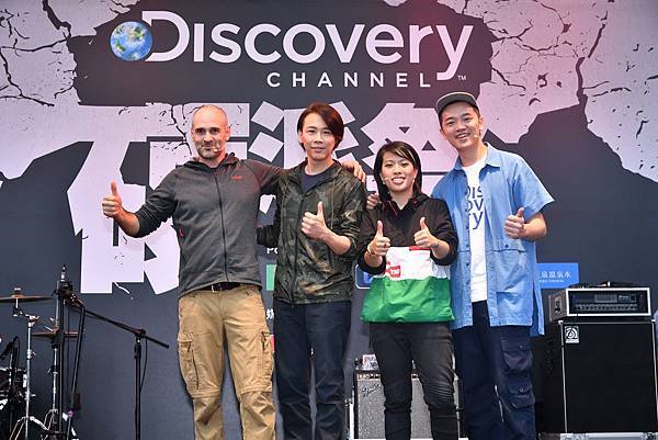 陶喆、Miss Ko、Soac 、艾德史塔福為Discovery頻道硬派祭站台