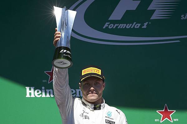 Mercedes-AMG Petronas Motorsport車隊的Valtteri Bottas於巴西站排位賽順利取得桿位，正賽則奪得第二佳績