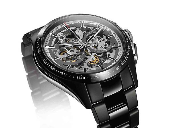 Rado HyperChrome 皓星系列鏤空自動計時限量腕錶_R32249152_ 建議售價NTD233,100_情境照(4)_面盤