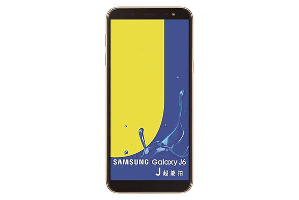 Galaxy J6 正面金色