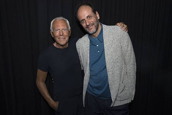 Giorgio Armani and Luca Guadagnino - photocredit Stefano      Guindani