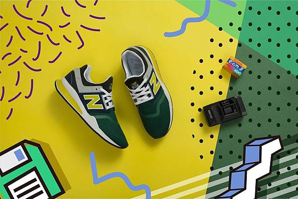 【New Balance】以美國知名品牌J. Crew為設計靈感全新推出秋冬Heritage系列， 90年代經典大色塊拼接手法，融入摩登前衛鮮豔....jpg