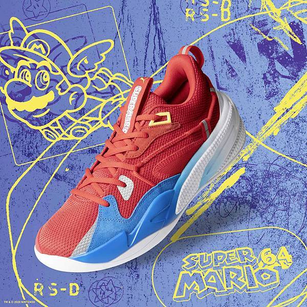 PUMA 攜手經典電玩Nintendo共織籃球夢  PUMA RS-Dreamer Super Mario 64™ .jpg