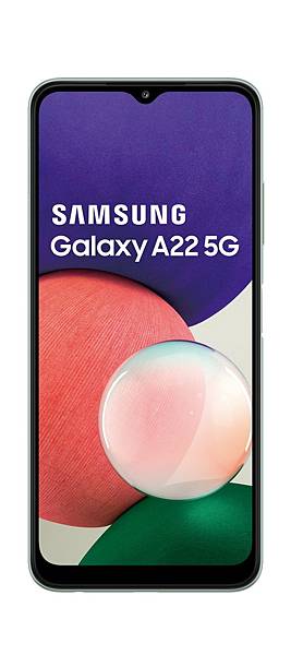 【新聞照片7】Galaxy A22 5G 薄荷霧正面.jpg