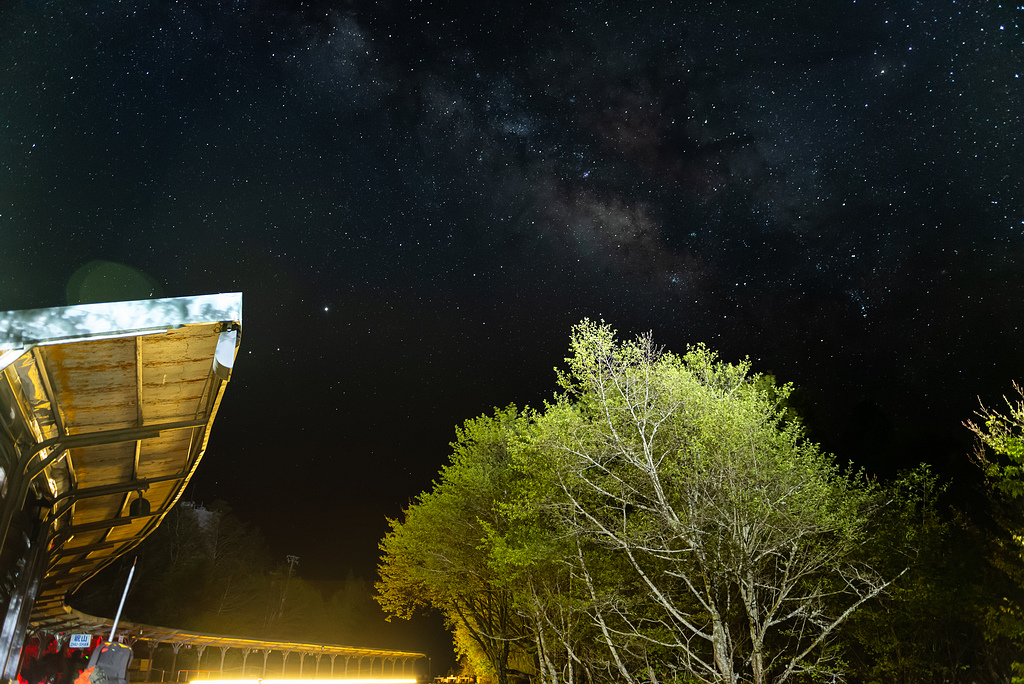 醉人的 阿里山 對高岳車站星空銀河 健行筆記