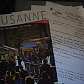 筆者筆記及城市導覽 Les notes prises par tzjiun et la fiche touristique de Lausanne 