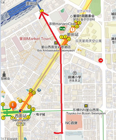 [2017.10] 釜山 搭東海線電鐵到機張市場