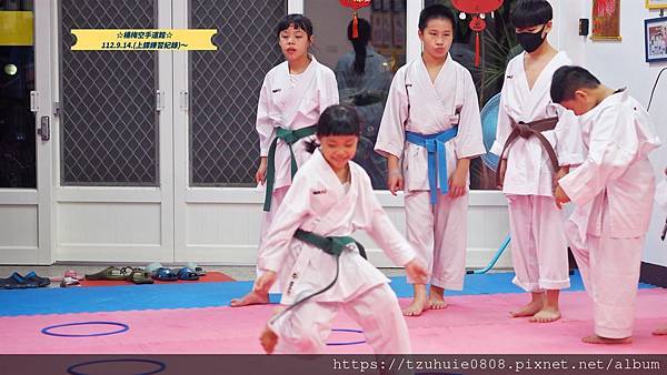 【楊梅空手道館】112年9月14/19日練習;幼兒體適能班/