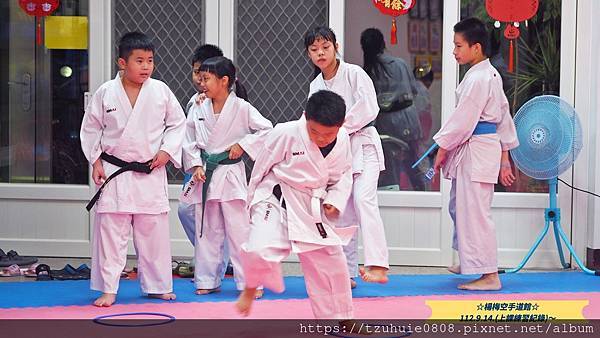 【楊梅空手道館】112年9月14/19日練習;幼兒體適能班/