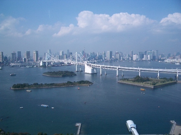從球裡鳥瞰彩虹橋