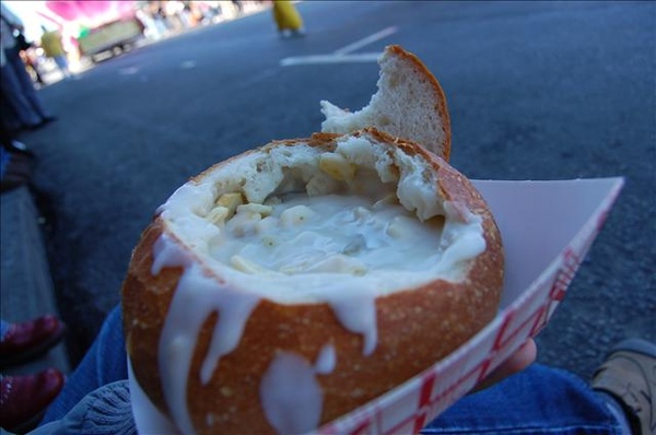一直吵著要再吃一次的clam chowder