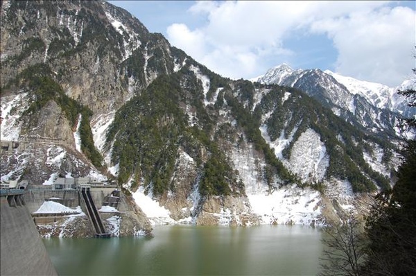 抵達黑部水庫