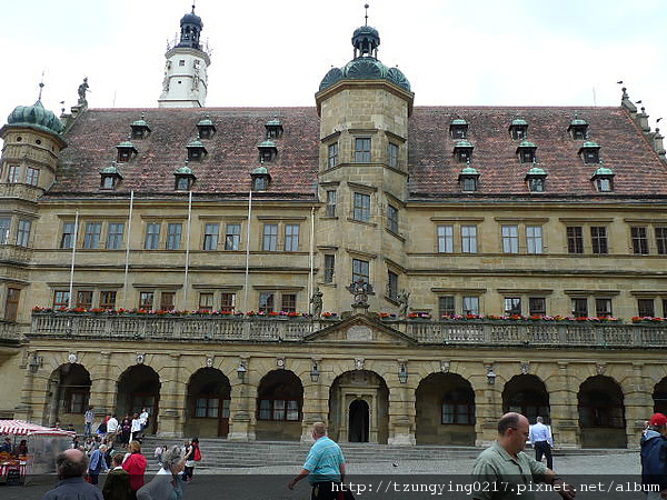 爬上市政廳鳥瞰Rothenburg