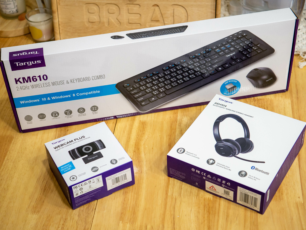 【開箱】Targus AEH104藍牙耳機、進階版網路攝影機